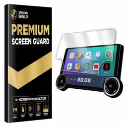 Spartan Shield Screen Guard For DIAMOND 2K 10.1 INCH [with Button Hole] Android Car Stereo System || Infotainment Display Protector || Aftermarket TouchScreen Player Accessory [Not Tempered Glass] image 1