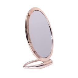MEPOINT Makeup Mirror Vanity Mirror Double Sided 8" Large Vanity Mirror 1X/5X Magnification Mirror Oval Mirror Travel Magnifying Mirror with Stand ABS Plastic image 3