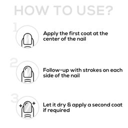 brille bee Professional Nail Velvet Top Coat – Quick Drying, Long Lasting Formula with High Shine & Full Coverage – One Stroke Application 15ml image 5