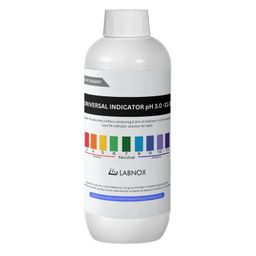 Labnox® Universal indicator solution pH 3.0-11.0 | pH testing solution 500 ml image 1