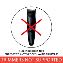 TECH-X 5.9 Feet 2-pin Universal Replacement AC Power Cord Cable Wire for LED TV, Play Station,Printer,Laptop PC Notebook Computer, Tape Recorder, Camera image 5