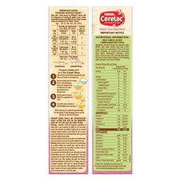 CERELAC Baby Food Cereal | Wheat Rice Mixed Fruit for 10 to 24 Months Baby | Source of Iron & Protein | Instant Baby Food Cereal | 300g image 4