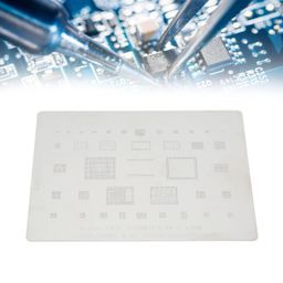 CPU Reballing Net, Reballing Stencil Compact Size Accurate Positioning Lightweight Fast Speed Stainless Steel with Small IC Slots for Mobile Phone Repair image 2