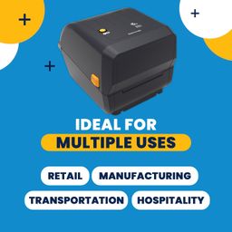 Zebra ZD230TA 4" Desktop Thermal Transfer Printer 6 Ips & 203 Dpi Barcode Shipping Label Tag Monochrome Printers with USB Connectivity Compatible with Windows (Pack of 1, Black) image 5