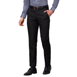 park avenue Men's Smart Fit Polyviscose Blend Flat Front Structure Pattern Fawn Formal Trouser image 3