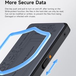 INICIO M.2 NVMe SSD Enclosure Reader, Write Protect USB C 3.2 Gen 2 10Gbps to M.2 External Hard Drive 100W PD,USB 2.0, M Key/B&M Keys 2230/2242/2260/2280 for MacBook Pro Mac Mini Studio iPhone 16 15 image 5