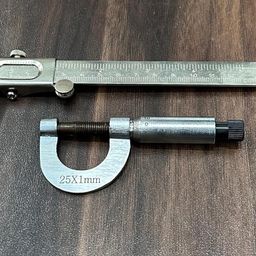 generic DT Science House Vernier Caliper+Screw Gauge combo pack of 2 Micrometer Slide 12.5cm metallic for Measurement of Round Objects and depth used in Industrial,Home or General use image 1