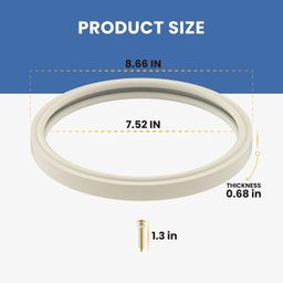 79101600Z Light Lens Gasket - 8 3/8" Compatible with Pentair - Works with IntelliBrite Lights, AmeriLite Lights and SAm AmerLite Lights in Pools and Spas image 2