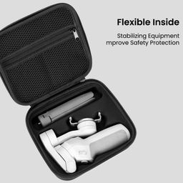 Stabilizer Storage Bag for DJI Osmo Mobile 3, EVA Hard Case Shell Osmo Case Om 4 Se Gimbal Case Portable Phone Stabilizer Carrying Case for DJI osmo Mobile 3/ Mobile 4/ OM 4 SE(Case Only) image 5