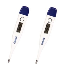 Control D CD01 Automatic Pack of 2 Digital Thermometer (White) image 1