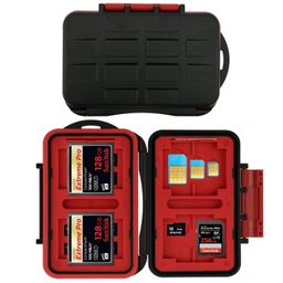 schsteindar 26 Slots Memory Card Case - Shockproof & Water-Resistant Memory Card Storage Box Carrying Case for SD/Micro SD/CF/TF Cards image 1