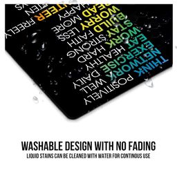 PAPER PLANE DESIGN Printed Mouse Pad (Black) image 4