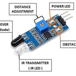 Robotbanao IR Infrared Obstacle Avoidance Sensor Module for Smart Car Robot 3-wire, IR Sensor, ir sensor module image 3