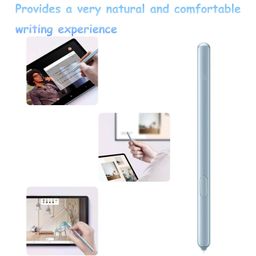 alovexiong (Cloud Blue) Galaxy Tab S6 Stylus Touch Pen Replacement for Samsung Galaxy Tab S6 SM-T860 T865 T867/ Galaxy S21 Ultra/Tab S6 Lite +Tips/Nibs + Type-C Adapter (Without Bluetooth) image 4