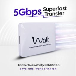 aiwaft 4-in-1 USB 3.0 Multi-Card Reader with Micro SD, SD, CF, MS Support | High-Speed 5Gbps Data Transfer | Plug & Play | Compact & Durable Design for Windows & Mac image 2