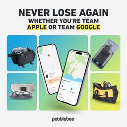 pebblebee Tracker Universal Tag - Rechargeable Mini Item Tracker | Alternative to Air Tag & Android | 8-Month Battery Life | Works with Both Android & iOS Find My Apps | LED & Sound Alerts image 5