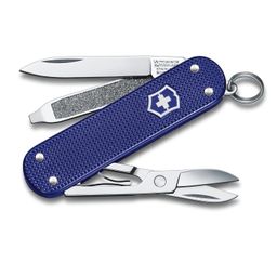 Victorinox Swiss Army Knife - FRESH. STYLISH. COLORFUL SWISS CLASSICS - 5 Function, Multitool with a Pair of Scissors in Alox Scales - Night Dive, 58 mm image 1