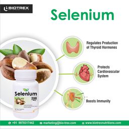 biotrex nutraceuticals Selenium 200 (mcg) for Immune System, Thyroid, Prostate and Heart Health | 60 Vegetarian Capsules image 5