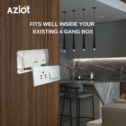 4 Node Smart Switch - WiFi/Bluetooth Communication - Made in India - Timer Function - Voice Command (4 Node) image 5