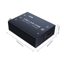 elbme ELBME® 327 HD USB3.0 SDI Game Video Capture Card 4K 30fps Video Recorder Card Grabber Device Game Live Streaming Device for OBS PC image 2