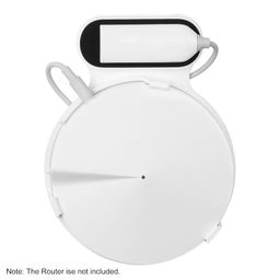 HUIOP for Deco M5, Wall Mount for Deco M5 Whole Home Mesh System Sturdy Bracket Holder Space Saving Router Holder Plug in Without Messy Wires or Screws image 2