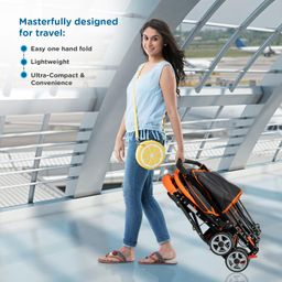 Mee Mee Twin Buggy Baby Stroller & Pram Easy Foldable with Adjustable Seating Positions| Age 0-2 yrs & Weight Upto 20 Kg with Swivel Wheel | 3 Point Safety Harness Belt with Comfortable Seats image 5