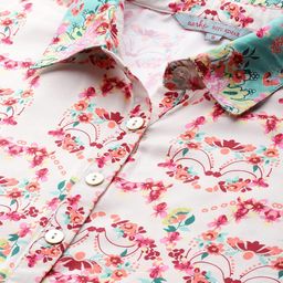 aarke ritu kumar Ecru Printed Kaftan Top image 5