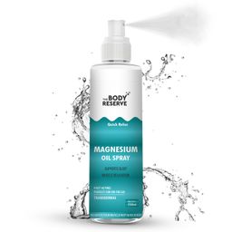 The Body Reserve Magnesium Oil Spray 200ml- Topical Spray Magnesium Oil For Feet, Muscle Relaxation, Deep Sleep Support, Recovery From Cramps, Fitness image 1