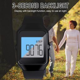 poriylzz Pedometer for Walking, Simple 3D Step Counter for Walking with Steps and Time Modes for Men Women Adults Seniors image 3