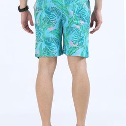 gloryboyz Men’s Viscose Regular Fit Hawaiian Tropical Printed Drawstring Inner Elastic with String Knee Length Mid-Rise Pockets Summer Beach Casual Shorts image 5