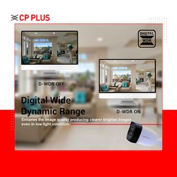 CP PLUS 5MP IR Outdoor Bullet Camera | 3.6MM Lens Up to 20M IR Distance | Max. 25fps@5MP (16:9 Video Output), White - CP-USC-TC51PL2-V3 image 5