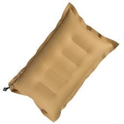 CK CREATION Cotton Travel Pillow Ultra Light Inflatable Dual Color Air Pillow, Standard, Multi Colour, Pack of 1 image 1