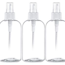 generic NATURAL 500ML Empty Refillable Mist Sprayer Atomizer Spray Bottle Fine Mist Pump and Cap, (PACK OF 3) image 1