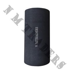 generic Gym Machine Soft Rubber Foam Roller (4/8 Size , Black ) - Set of 2 Pieces image 5