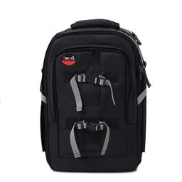VTS DSLR Camera Waterproof Backpack for Lens Accessories Tripod Monopod Heavy Duty and Video Camera (Black) image 1