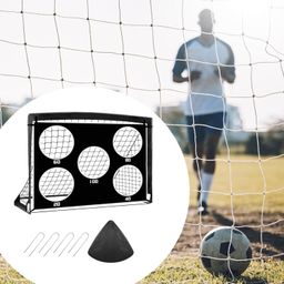SECRET DESIRE Soccer Goal Practice Combination Goals Soccer Net for Park Garden Playground Black image 4
