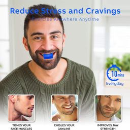 Shyam Export Jawline Exerciser Slim and Tone Your Face Tool Helps Reduce Stress and Craving Jaw, Face, and Neck Exerciser image 5