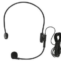 Ahuja Head band Microphone can be connected to the amplifier directly HBM-60CC with free Maxcord brand pin for connecting to laptop/PC image 1