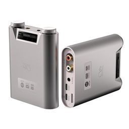 SHANLING H5 Portable DAC/AMP,HiFi Music Player,Headphone Amplifier,Dual AK4493SEQ DAC,768kHz / 32bit, DSD512,Bluetooth 5.0,840@32Ω Output,MQA Full Decoder,3.5/4.4mm,Optical/USB/Coaxial (Titanium) image 1