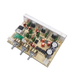 Electronic Spices Tda2030 3 TR 2.1/4.1 Home Theater 60 Watt Audio Amplifier Circuit Board With Inbuilt Bluetooth and 3 Potentiometer Controller image 1