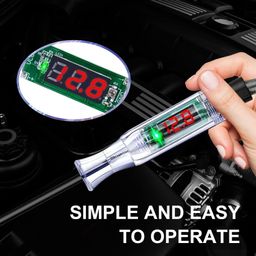 Hetkrishi Test Light Automotive, Automotive Circuit Tester, DC 6V-24V Digital LED Test Light with Portable, Auto Bidirectional Voltage Tester Electric Test Pen with Voltmeter and Probe image 5
