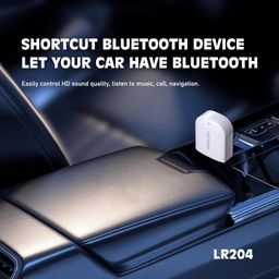 Lenyes LR204, Wireless Bluetooth USB Adapter, Bluetooth v5.1, Plug-and-Play, Universal Compatibility, HD Sound Effects, 3.5mm Car Kit Music Receiver for Home/Car Stereo Sound System, Portable Speaker image 4