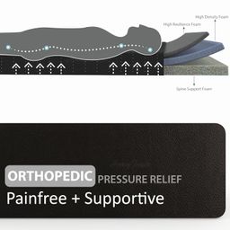 honey touch Rollaway Bed with Mattress Single Bed with Orthopedic Tri Layer Mattress image 5