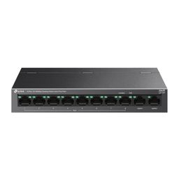 TP-Link LS110P 10-Port 10/100Mbps Desktop Switch with 8-Port PoE+, 96 W Total PoE Budget, PoE Auto Recovery, Plug & Play, Isolation Mode ,Ideal for Noise-Sensitive Homes or Businesses image 1