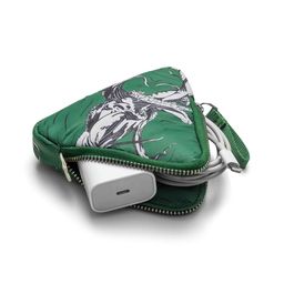 dailyobjects Easy Triangle Pouch | Crafted using Soft-Touch and Water-Repellent Polyester | Polyfill Cushioning Assures Scratch-Free Security | Comes with an O-Ring to Attach Keys, Charms or Wristlets image 4