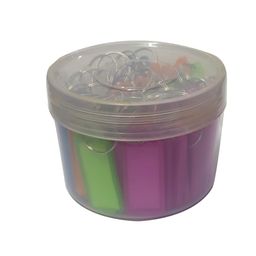 heeva creation Keychain With Name Tag Label. (Pack Of 51 Keychain).(Colour-Multi) - Plastic, Multicolor image 3