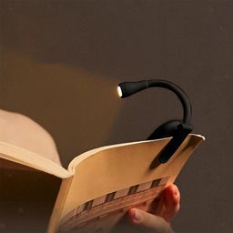 Parssufy ABS Study Lamp With 3 Modes - Portable Reading Light for Students, Eye-Caring LED Book Light With Clip (Black) image 2
