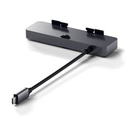 Satechi Aluminum Type-C Clamp Hub Pro with USB-C Data Port, USB-A 3.0 Data, Micro/SD Card Reader - Compatible with 2020/2019/2017 iMac & iMac Pro, Does Not Fit 2021 iMac (Space Gray) image 4