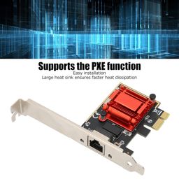 sojare Pcie Ethernet Card, PCI Express Single Port Ethernet Gigabit LAN, 10/100/1000Mbps RJ45 LAN Network Adapter Card Support PXE image 3