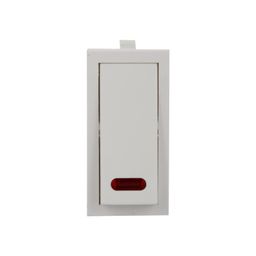 Anchor by Panasonic Roma Classic 1 Module 20A One Way Switch with Neon Indicator, Heavy Duty Switch for Inductive Loads - Motors, Fans, Appliances, White Switch, (21077-1) image 1